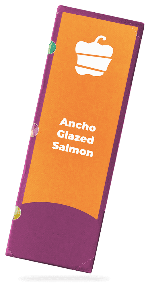 Product image of our Ancho Glazed Salmon kit