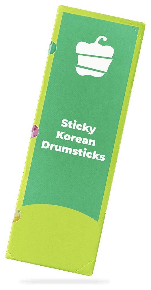 Product image of our Sticky Korean Drumsticks kit