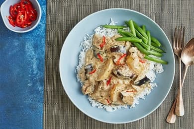 Malay Aubergine Rendang Curry