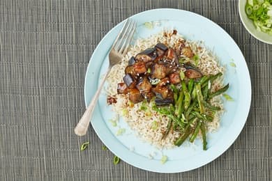 Miso Aubergine Donburi