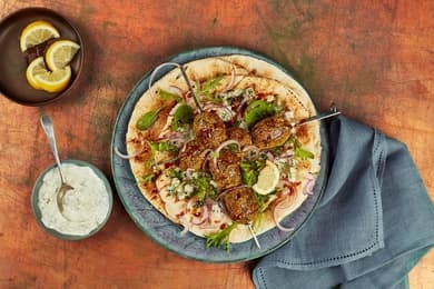 Chickpea Kofta Flatbreads