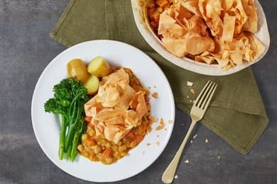 Coronation Chickpea Pie