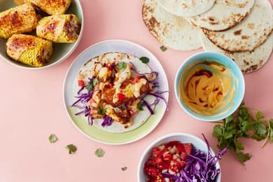 Baja California Halloumi Tacos