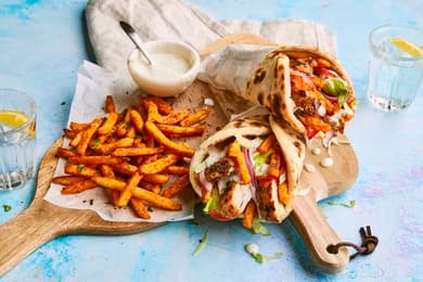 Greek Chicken Gyros