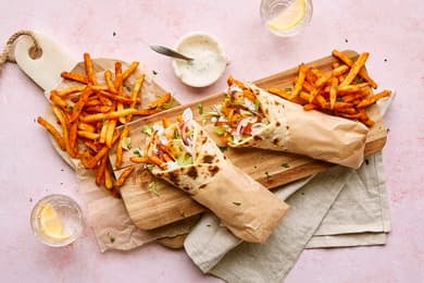 Greek Halloumi Gyros