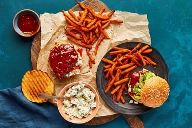 Hot Honey Chicken Burgers