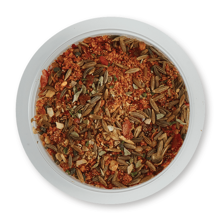 Image of a Ancho Steak Rub spice pot