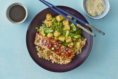 Teriyaki Salmon Donburi