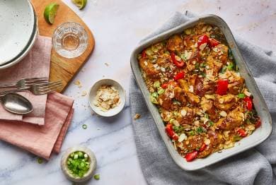 Chinese Chick'n Traybake