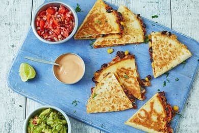 Bean & Sweetcorn Quesadilla
