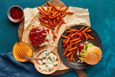 Hot Honey Chicken Burgers