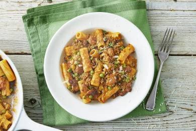 Spicy Sausage & Leek Pasta