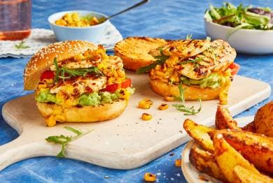 Churrasco Piri Piri Halloumi Burger