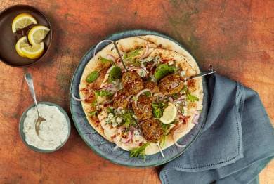 Chickpea Kofta Flatbreads